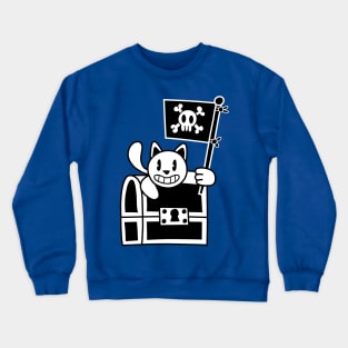 Pirate Cat's Treasure Crewneck Sweatshirt